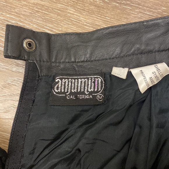 Genuine leather vintage skirt - Picture 4 of 6